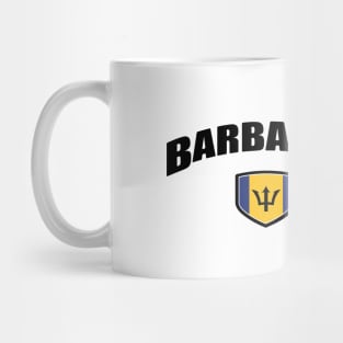 Barbados National Flag Shield Mug